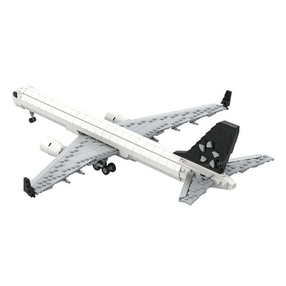 757-200 MOC Commercial Aircraft Building Kit | 1:100 Scale Jet Model - 2
