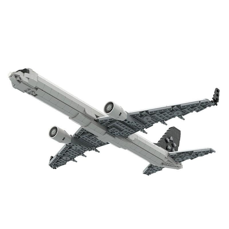 757-200 MOC Commercial Aircraft Building Kit | 1:100 Scale Jet Model - 4