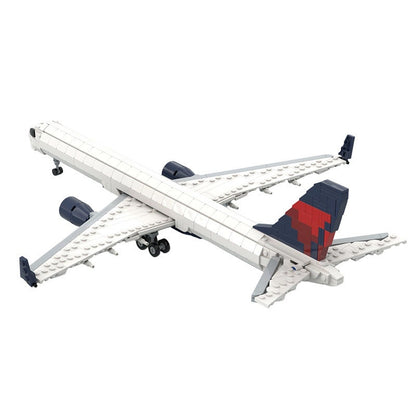 757-200 MOC Commercial Aircraft Building Kit | 1:100 Scale Jet Model - 5