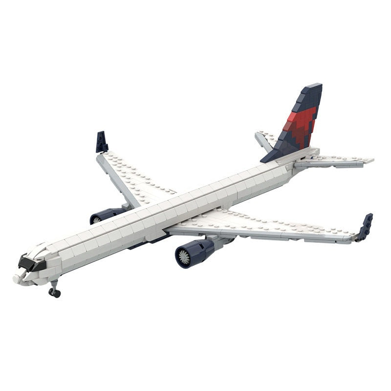757-200 MOC Commercial Aircraft Building Kit | 1:100 Scale Jet Model - 6