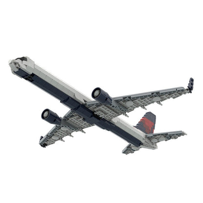 757-200 MOC Commercial Aircraft Building Kit | 1:100 Scale Jet Model - 7