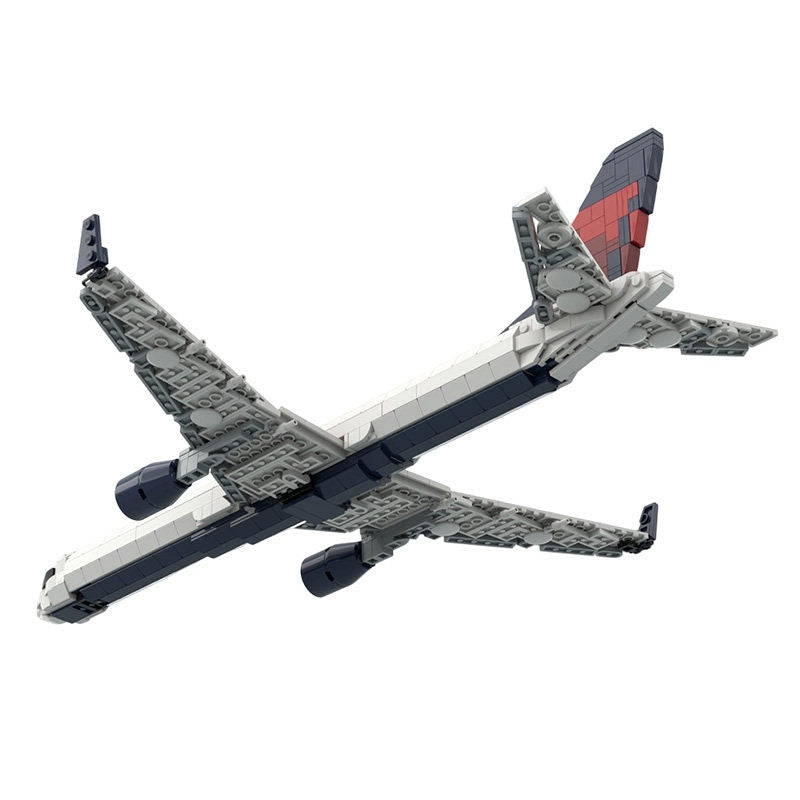 757-200 MOC Commercial Aircraft Building Kit | 1:100 Scale Jet Model - 8