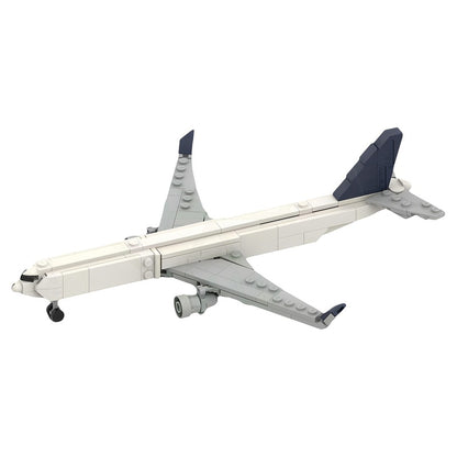 777-300 Widebody Airliner 1:300 MOC Building Kit - 1
