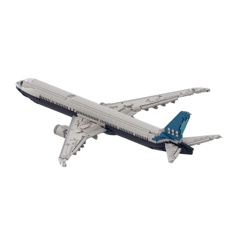 777X Wide-Body Commercial Airliner Building Kit | LEGO-Compatible MOC - 3