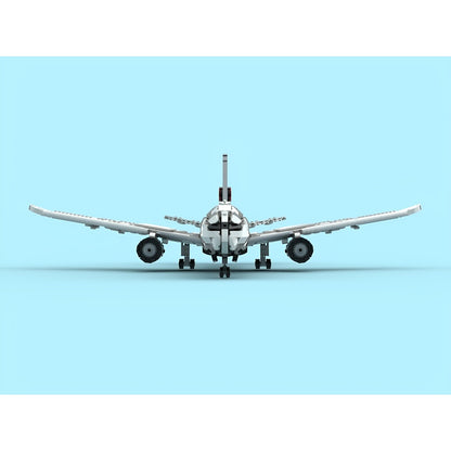 787-9 Long-Range Twin-Engine Airliner MOC Building Kit - 4