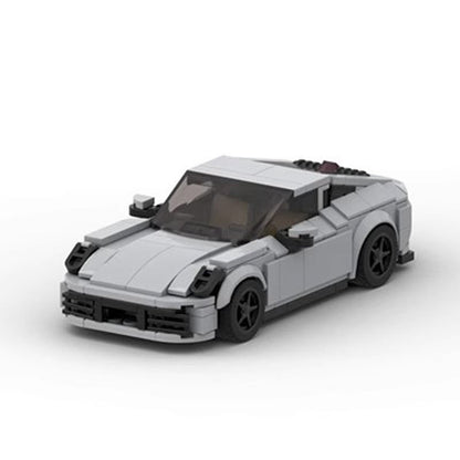 8-Stud 911-Style Turbo Sports Car Building Kit | LEGO-Compatible MOC - 2