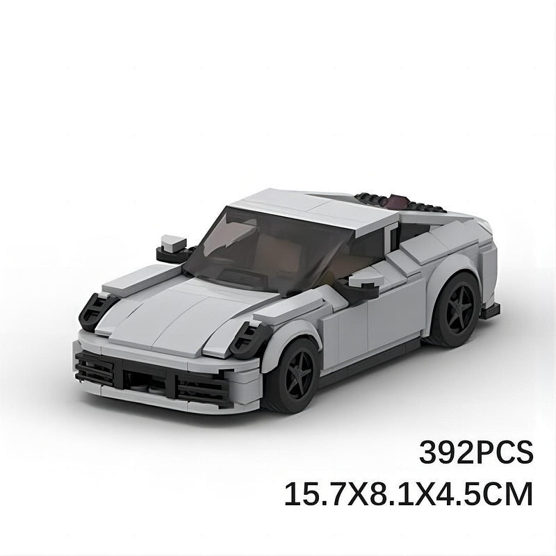 8-Stud 911-Style Turbo Sports Car MOC Building Kit - 4