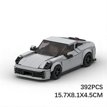 8-Stud 911-Style Turbo Sports Car MOC Building Kit - 4
