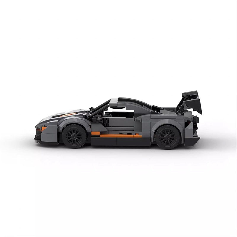 8-Stud Wide British Hypercar Building Kit | LEGO-Compatible Speed Racer MOC - 4