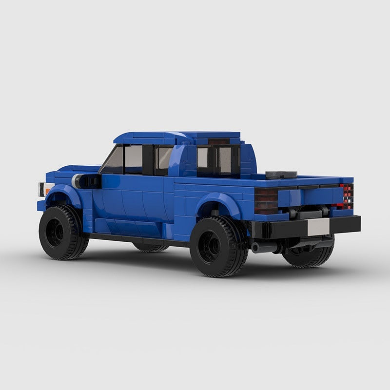8 Stud Wide Pickup Truck MOC Building Kit | Detailed Vehicle Model - 3