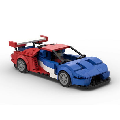 8-Wide 2016 Endurance Race Car Building Kit | LEGO-Compatible MOC - 3
