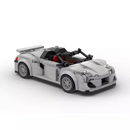 8-Wide 918 Hypercar Building Kit | LEGO-Compatible MOC - 1