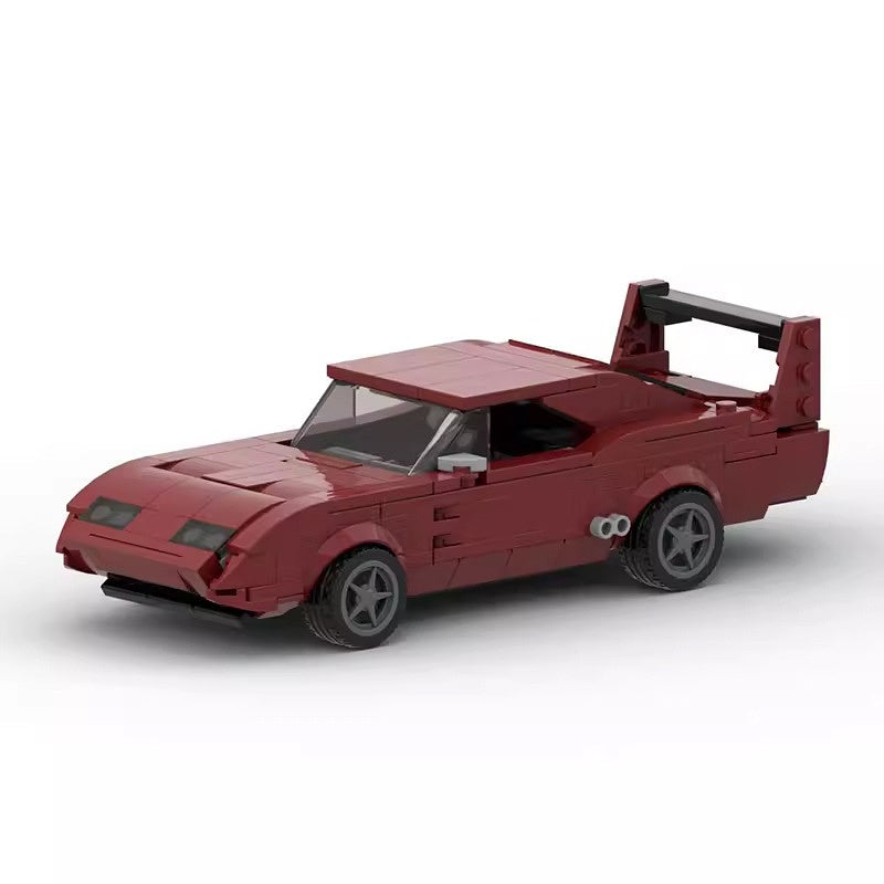 8-Wide Daytona Style Muscle Car Building Kit | LEGO-Compatible MOC - 1