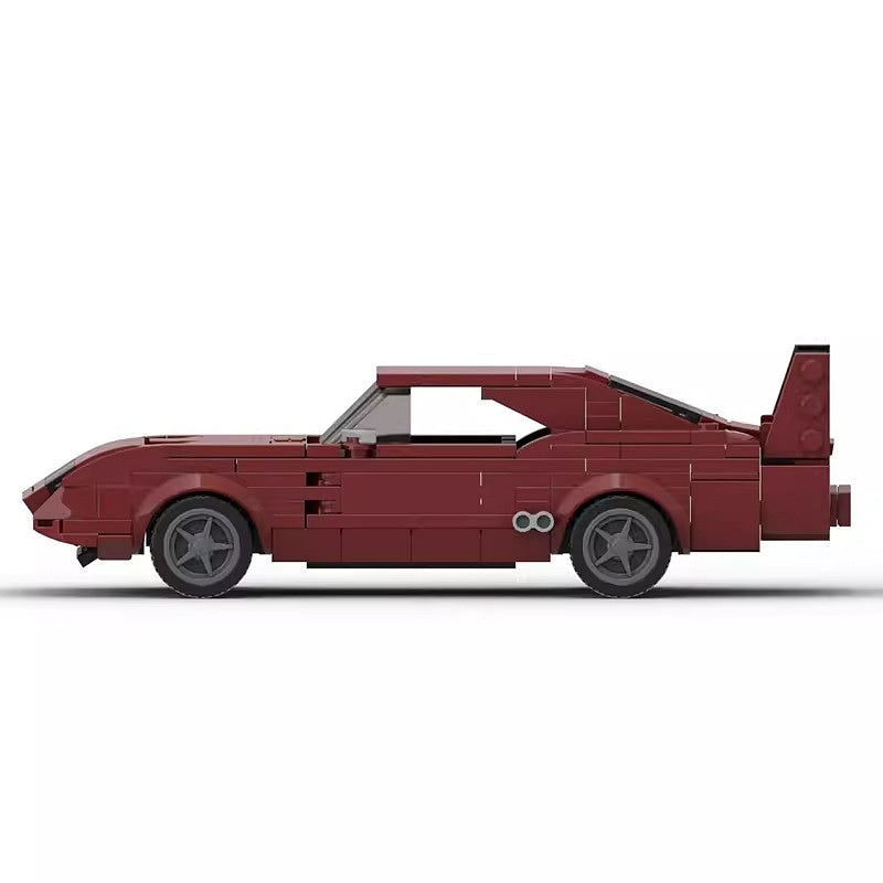 8-Wide Daytona Style Muscle Car MOC Building Kit | Racing Vehicle Model - 2