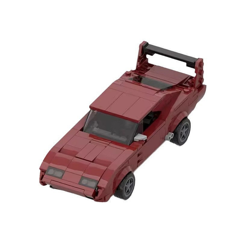8-Wide Daytona Style Muscle Car MOC Building Kit | Racing Vehicle Model - 5