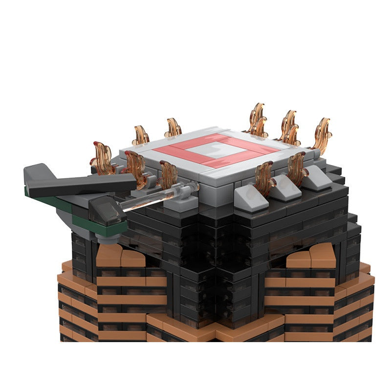 80s Action Movie Plaza Building Kit | LEGO-Compatible MOC - 2