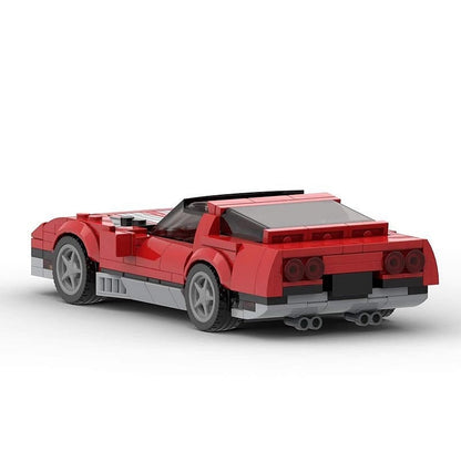 80s C4 American Sports Coupe MOC Building Kit - 2