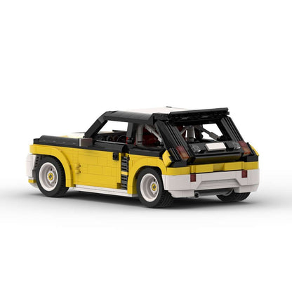 80s Turbo Rally Hatchback Building Kit | LEGO-Compatible MOC - 3