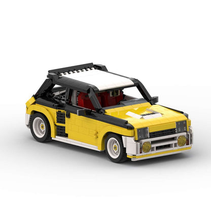 80s Turbo Rally Hatchback Building Kit | LEGO-Compatible MOC - 4