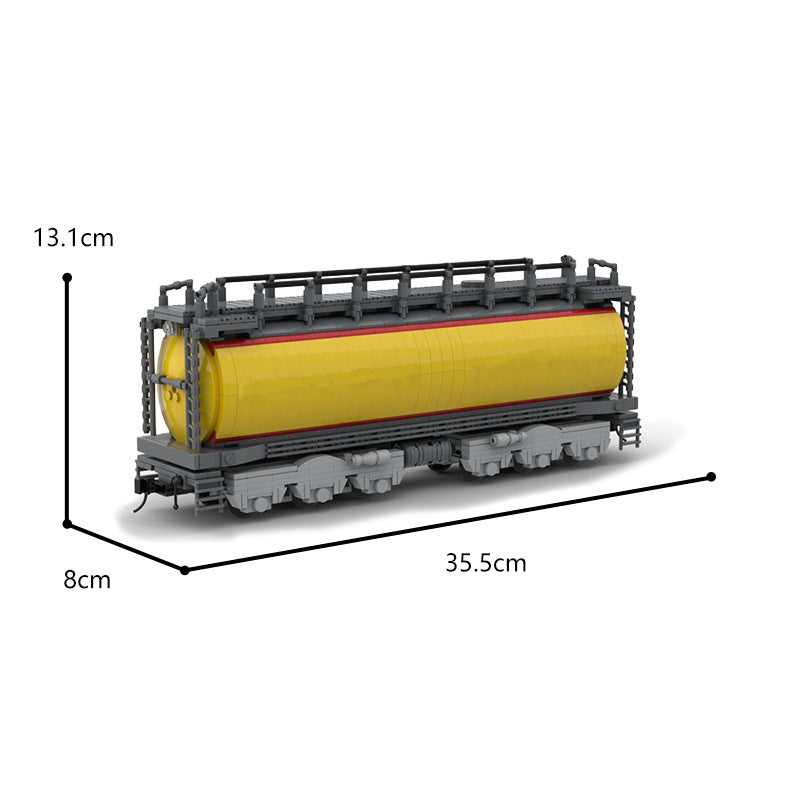 8500 Gas Turbine Locomotive Fuel Tender Only Building Kit | LEGO-Compatible MOC - 4