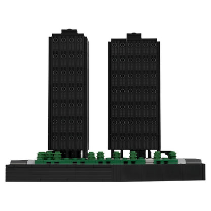 860-880 Lake Shore Drive Apartments 1:650 MOC Building Kit - 1