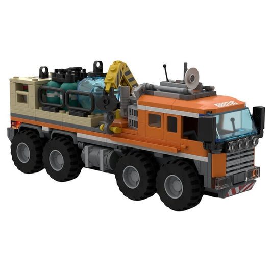 8x8 Arctic Cargo Expedition Truck MOC Building Kit - 1