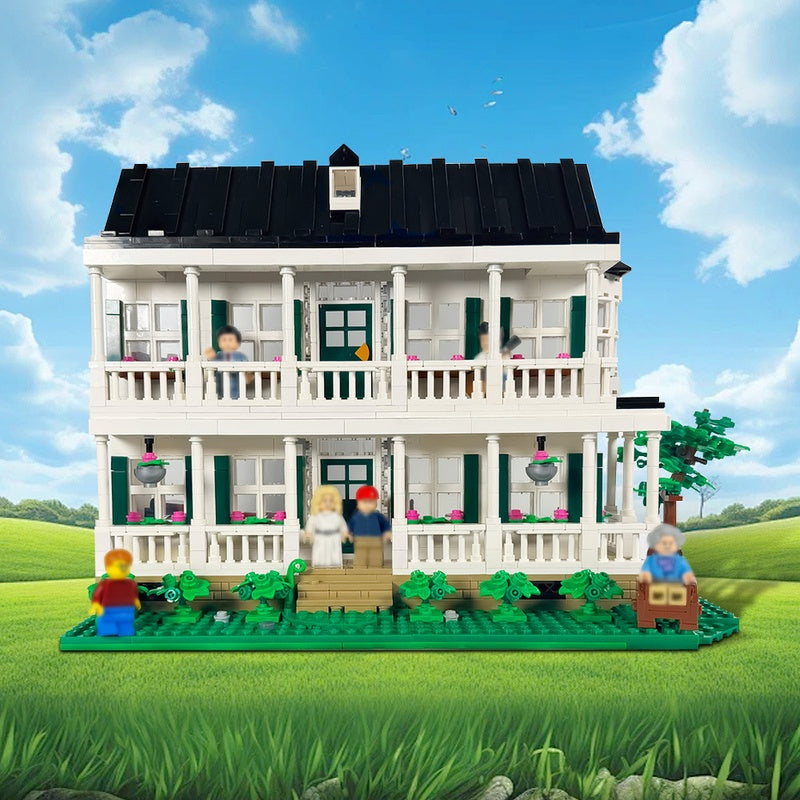 90s Classic Film Southern Family Home Building Kit | LEGO-Compatible MOC - 2