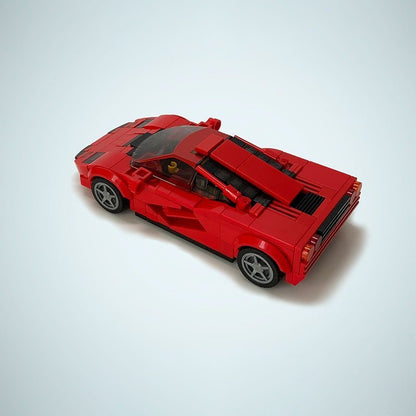 90s F1 V12 Supercar Building Kit | 8-Wide LEGO-Compatible MOC - 3