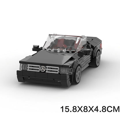 90s German Roadster R129 V12 Sports Car Building Kit | LEGO-Compatible MOC - 6
