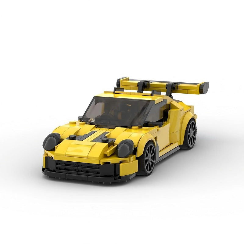 911 Race Coupe MOC Building Kit | Track Sports Car Vehicle Model - 2