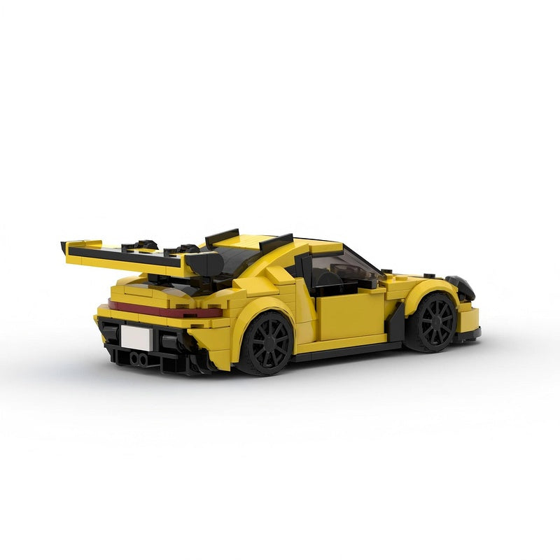 911 Race Coupe Track Sports Car Building Kit | LEGO-Compatible MOC - 4