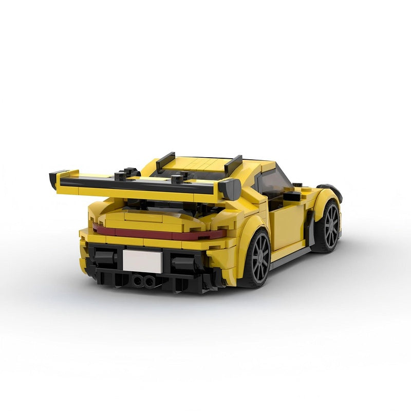 911 Race Coupe Track Sports Car Building Kit | LEGO-Compatible MOC - 5