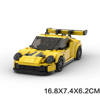 911 Race Coupe Track Sports Car Building Kit | LEGO-Compatible MOC - 6