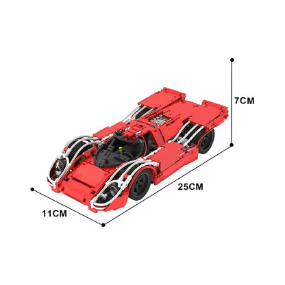 917K Racing Sports Car Building Kit | LEGO-Compatible MOC - 3