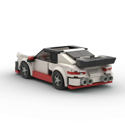 930 Targa 911 Turbo Retro Sports Car Building Kit | LEGO-Compatible MOC - 3
