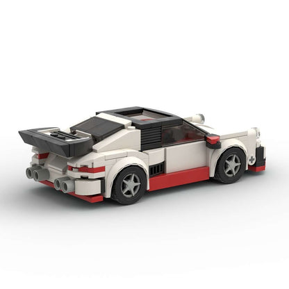 930 Targa 911 Turbo Retro Sports Car Building Kit | LEGO-Compatible MOC - 4