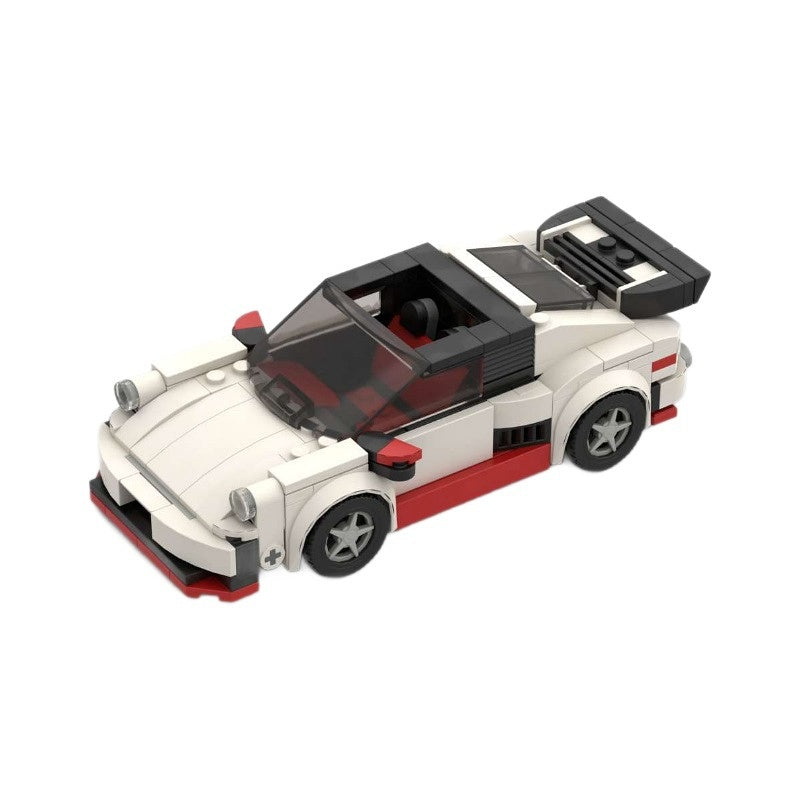 930 Targa 911 Turbo Retro Sports Car Building Kit | LEGO-Compatible MOC - 5
