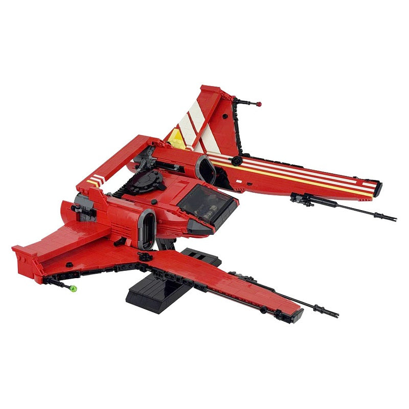 984 Tempest NDX Bounty Hunter Starfighter Building Kit | LEGO-Compatible MOC - 4