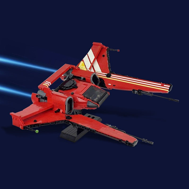 984 Tempest NDX Starfighter MOC Spacecraft Building Kit - 2