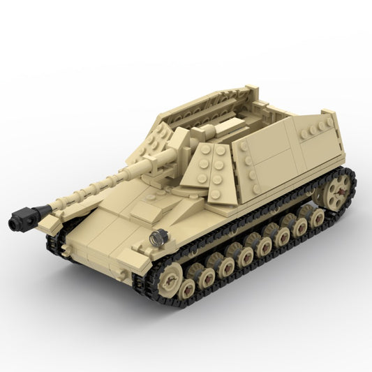 Nashorn Tank Destroyer Building Kit | LEGO-Compatible MOC