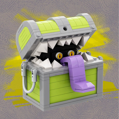 Mimics Treasure Chest Monster Building Kit | Dungeons & Dragons MOC