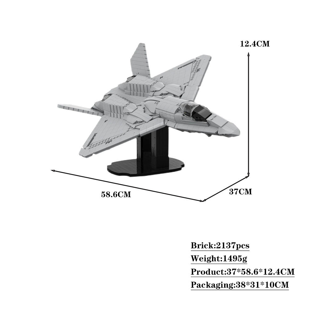 YF-23 Black Widow II Stealth Fighter Building Kit | MOC-41847