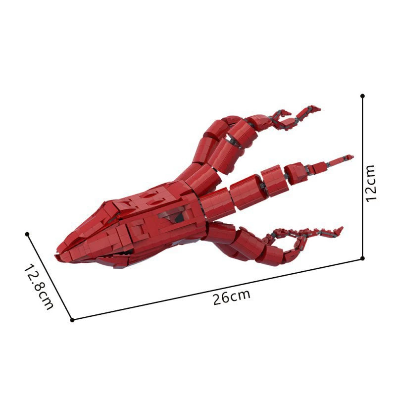 Kraken Attack MOC Sea Monster Building Kit | Fantasy Ocean Creature Model