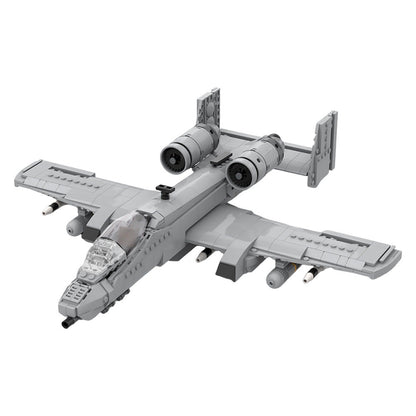 A-10 Thunderbolt II Aircraft Building Kit | LEGO-Compatible MOC - 1