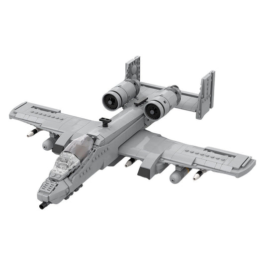 A-10 Thunderbolt II Aircraft Building Kit | LEGO-Compatible MOC - 1