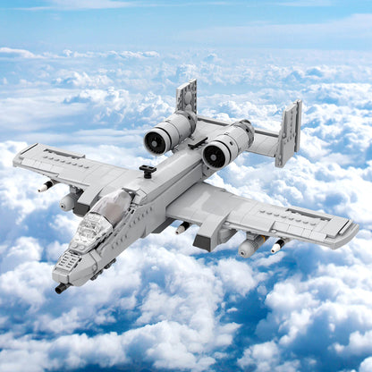 a-10 thunderbolt ii aircraft building set | moc-174669 - 1