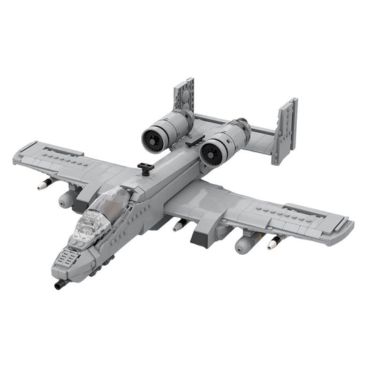 a-10 thunderbolt ii aircraft building set | moc-174669 - 2