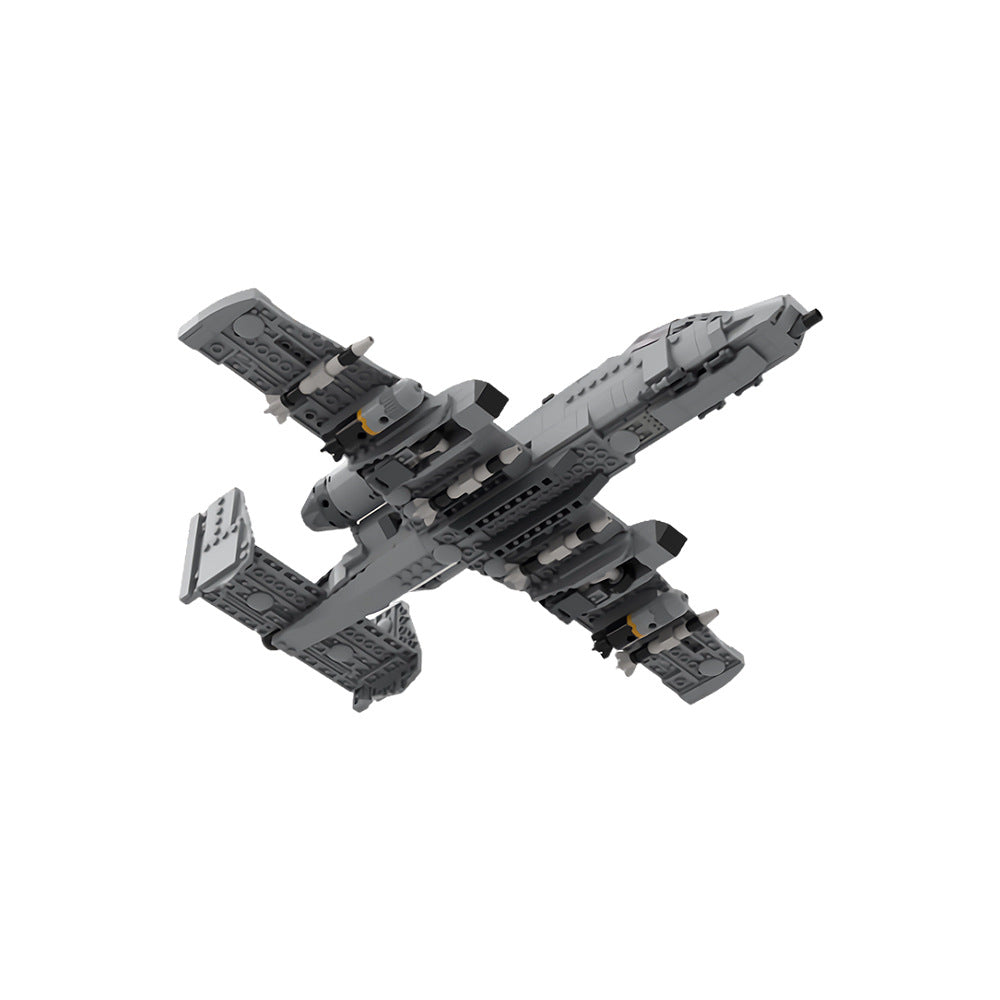 a-10 thunderbolt ii aircraft building set | moc-174669 - 3