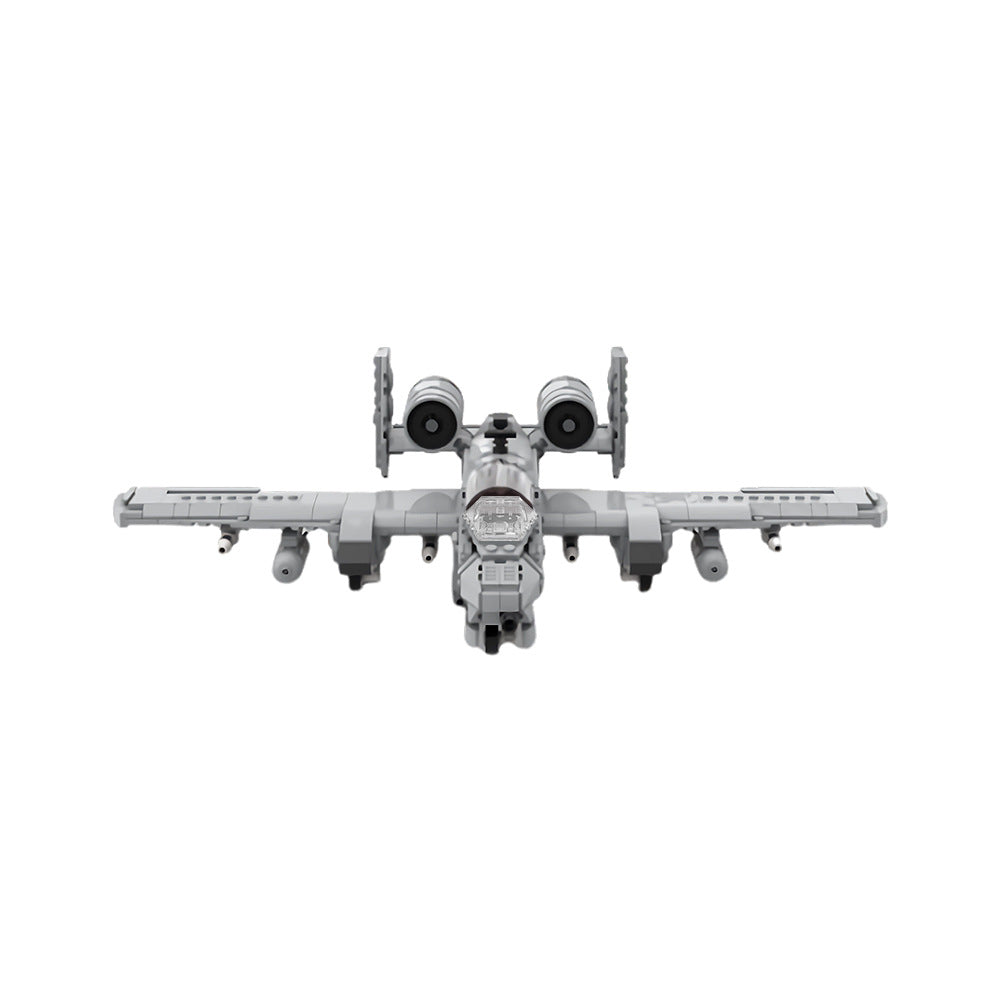 a-10 thunderbolt ii aircraft building set | moc-174669 - 5