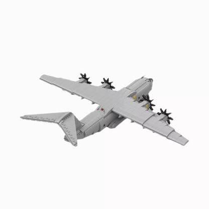 A-400M Atlas Transport Aircraft Building Kit | Mini-Scale | LEGO-Compatible MOC - 2